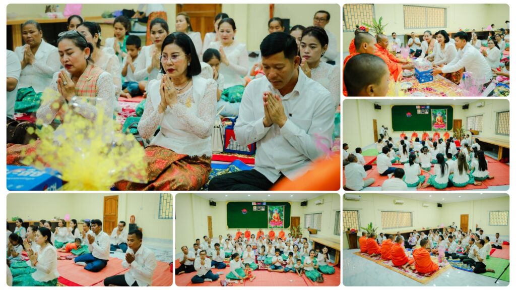 ថ្នាក់ដឹកនាំ និងមន្ត្រីរាជការនៃមន្ទីរព័ត៌មានខេត្តកំពង់ធំ និមន្តព្រះសង្ឃសូត្រមន្ត អបអរសាទរពិធីបុណ្យចូលឆ្នាំថ្មីប្រពៃណីជាតិខ្មែរ